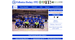 Desktop Screenshot of hockeyfollonica.com